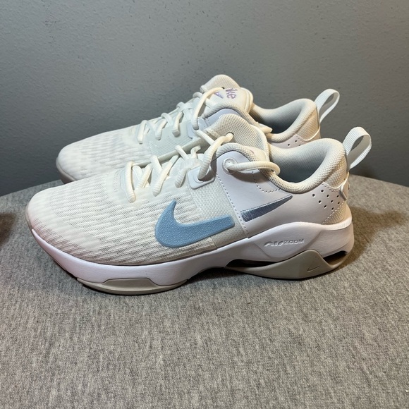 Nike Zoom Bella 6 White Light Armoury Blue Women's Gym Shoes Size 7 DR5720-106​ - Picture 4 of 10